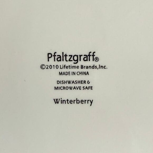 Pfaltzgraff Winterberry Candy Box Ceramic Bow Wrapped Lidded Trinket Keepsakes - Picture 3 of 8